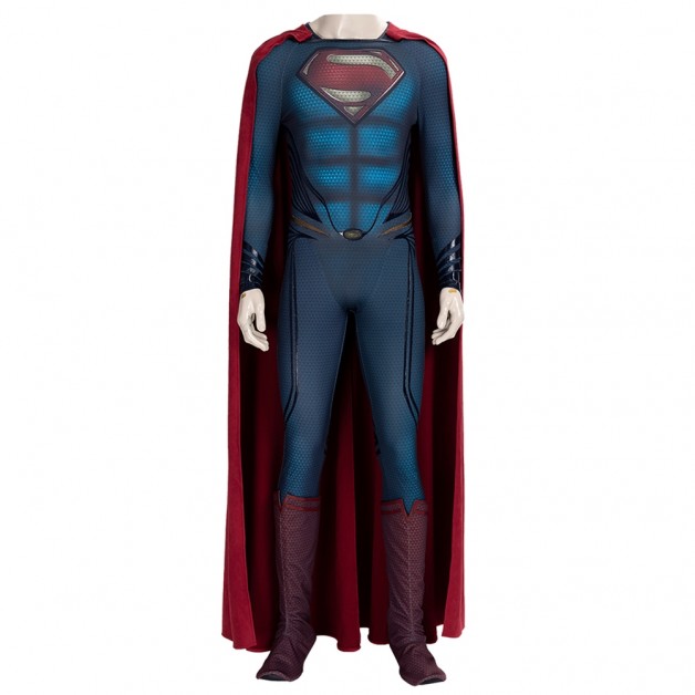 Cosplay Superman Costume From Man of Steel 2