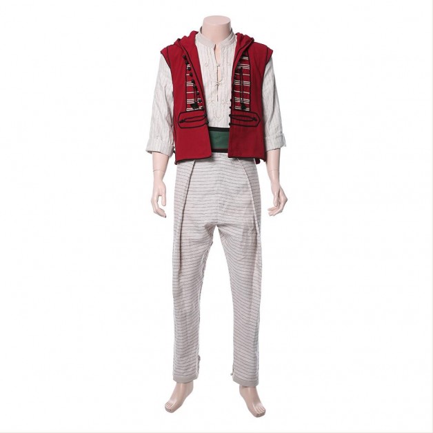 2019 Movie Aladdin Costume For Mens Cosplay Costume