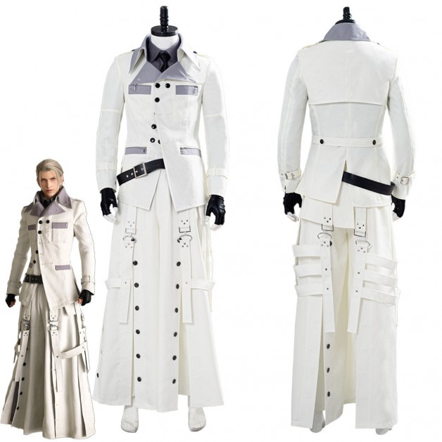 Final Fantasy VII Remake Rufus Shinra Shirt Coat Trousers Outfit Costume