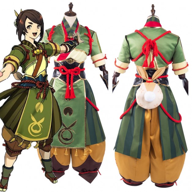 Monster Hunter Rise Yomogi Dress Costume