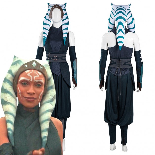 The Mandalorian S2 Ahsoka Tano Top Pants Outfits Cosplay Costume