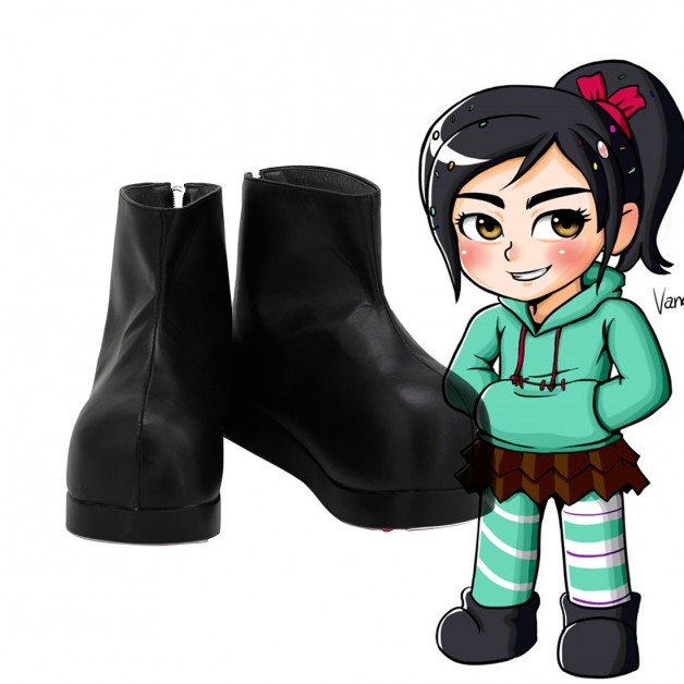 Vanellope von Schweetz Cosplay Shoes From Wreck-It Ralph 