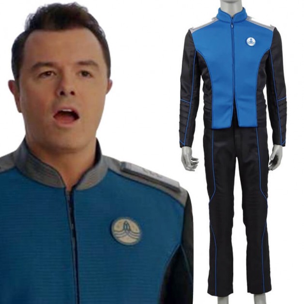 The Orville Ed Mercer Captain Uniform Cosplay Costume Suit Coat