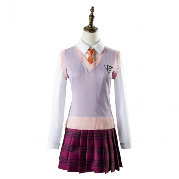 Danganronpa 3 Akamatsu Kaede Dress Cosplay Costume