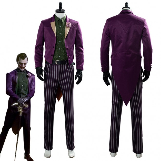 Mortal Kombat 11 The Joker Coat Pants Costume