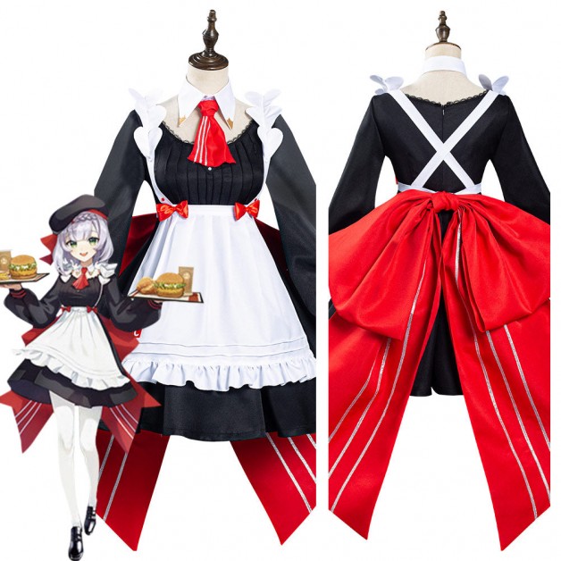 Genshin Impact x KFC Noelle Maid Dress Suit Cosplay Costume