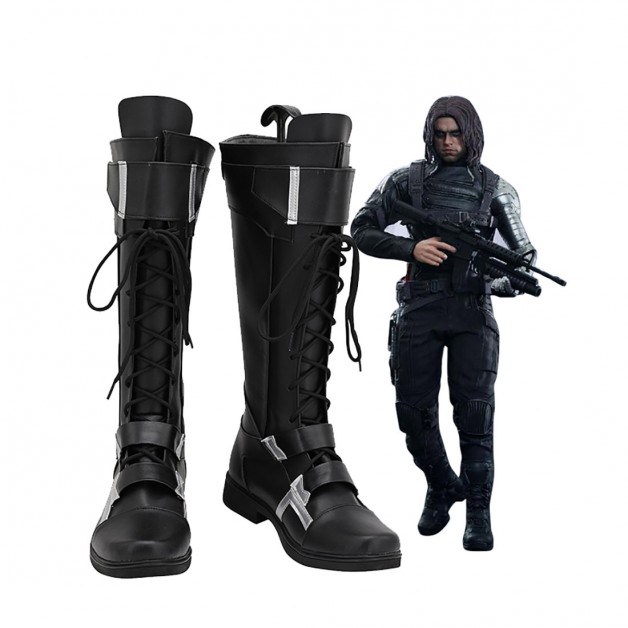 Bucky Barnes Cosplay Boots From Captain America: The Winter Soldier 