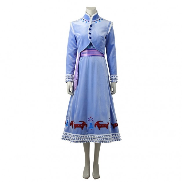 Anna Dress For Frozen Adventure Cosplay