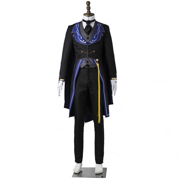 Arashi Narukami Costume For Ensemble Stars Reminiscence Monochrome Checkmate Cosplay