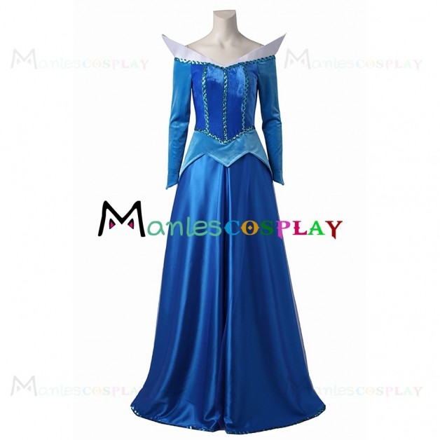 Aurora Princess Dress For Disney Prince and Princess Cosplay