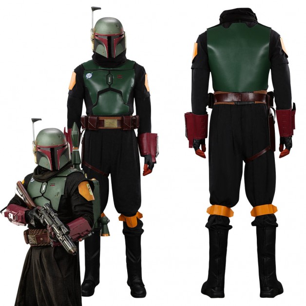 Mandalorian The Book of Boba Fett Outfits Halloween Carnival Suit Cosplay Costume