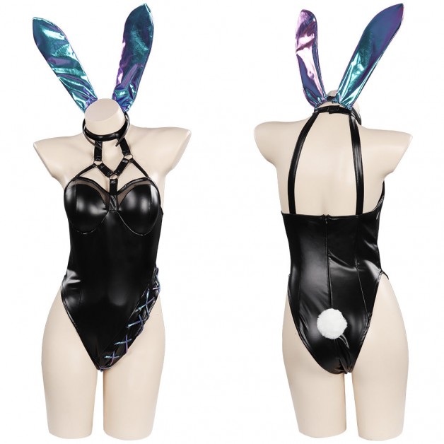 LoL League of Legends KDA Bunny Girls Jump Costume