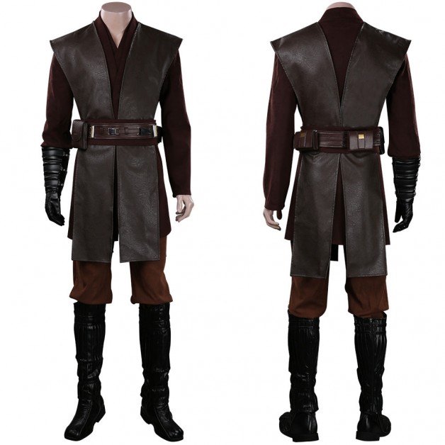 Star Wars Anakin Skywalker Outfits Halloween Carnival Suit Cosplay Costume