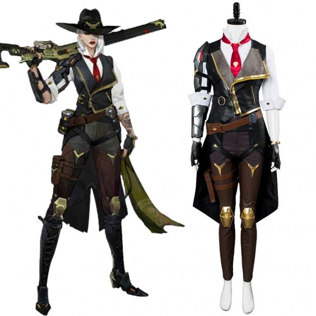 Overwatch Ashe Elizabeth Caledonia Outfit Costume