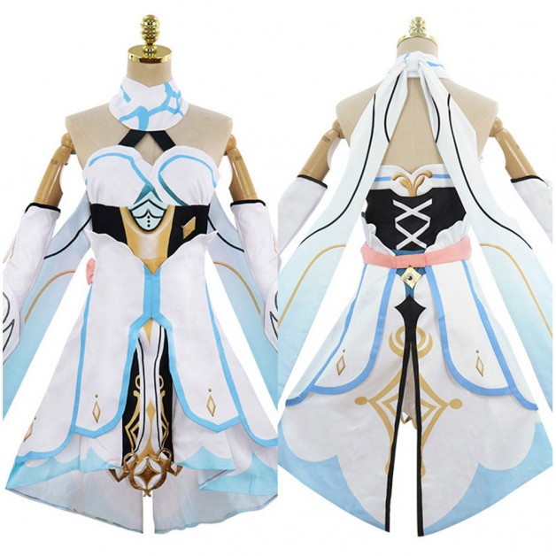 Genshin Impact Lumine Outfit Halloween Carnival Suit Cosplay Costume