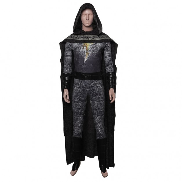 Black Adam Teth-Adam Cosplay Costume Jump Cloak 