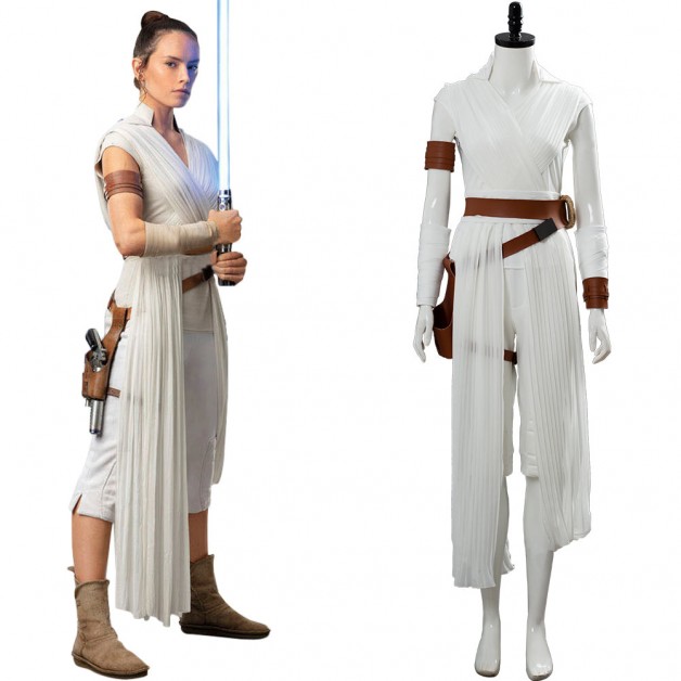 Star Wars 9 The Rise of Skywalker Rey Cosplay Costume