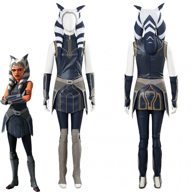 Star Wars: Clone Wars Season 7 Ahsoka Tano Women Cosplay Costume