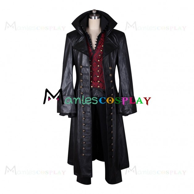 Captain Hook Costume For Once Upon a Time Cosplay