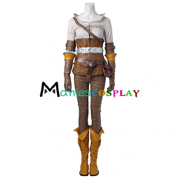 Cirilla Fiona Elen Riannon Ciri Costume For The Witcher 3 Wild Hunt Cosplay