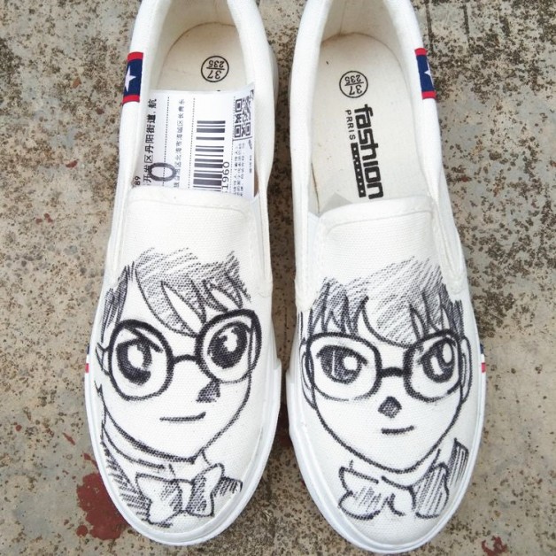 Detective Conan Cosplay Shoes Canvas Shoes