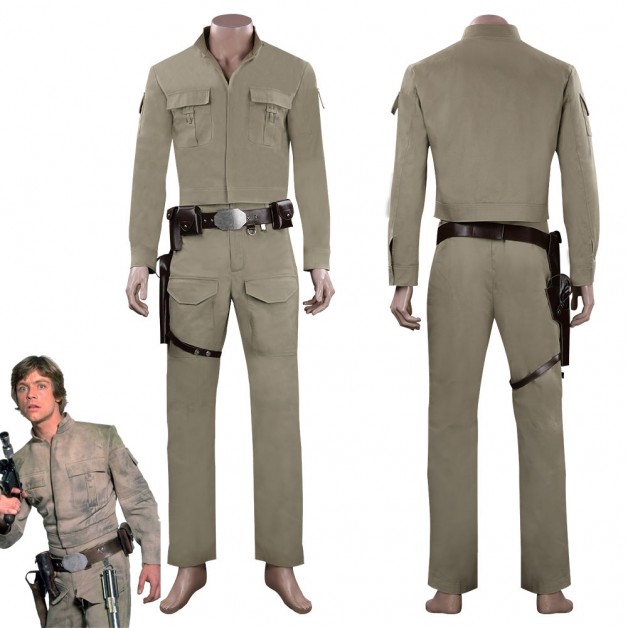 Star Wars Luke Skywalker Outfits Halloween Carnival Suit Cosplay Costume