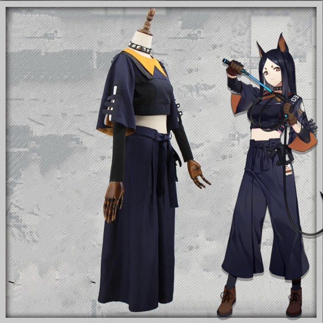 Game Arknights Dobermann Cosplay Costume