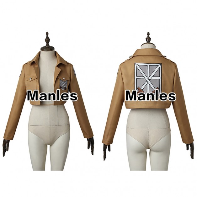 Attack on Titan Ackerman Mikasa Cosplay Costume Top