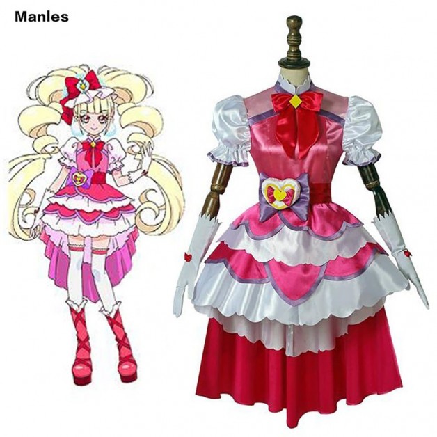 HUGTTO Pretty Cure Cosplay Costume 