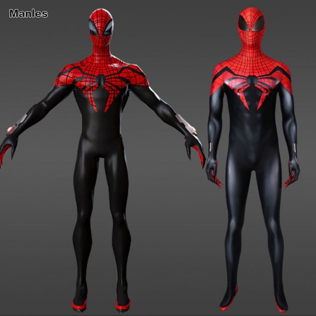 The Superior Spider-Man Peter Parker Spiderman Cosplay Costume