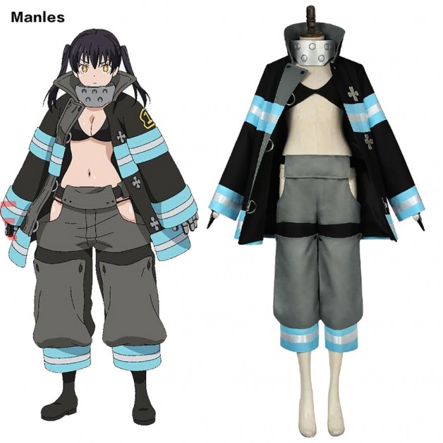 Fire Force Blazing Firefighting Corps Tamaki Kotatsu Cosplay Costume 