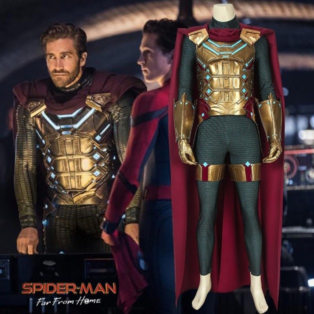 Spider-Man Far From Home Mysterio Spiderman Cosplay Costume 