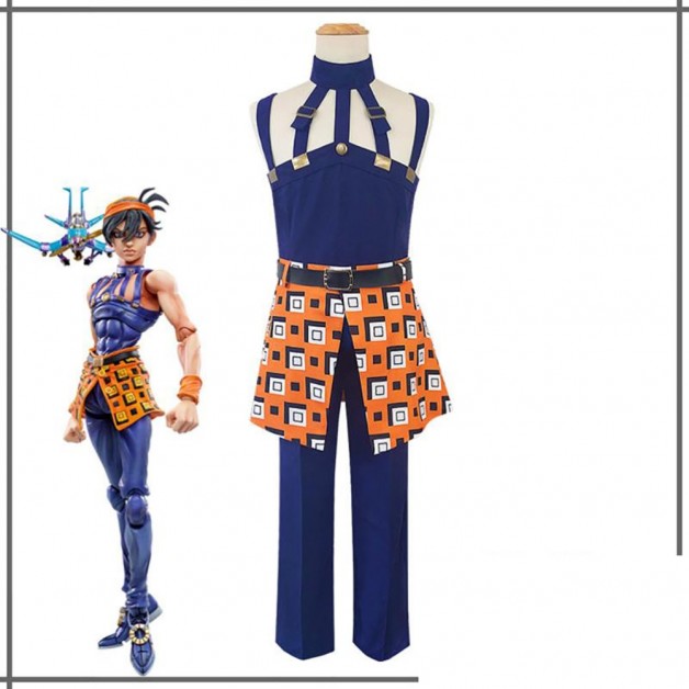 JoJo's Bizarre Adventure Ghirga Narancia Cosplay Costume