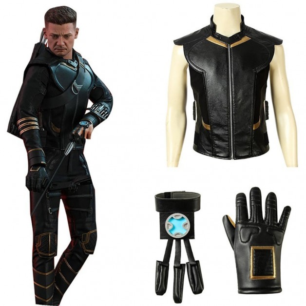 Avengers 4 Endgame Hawkeye Cosplay Costume 
