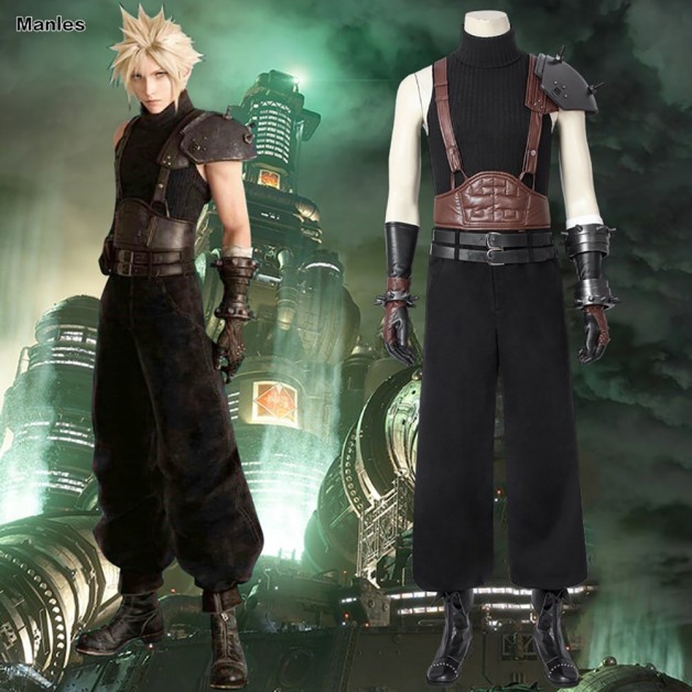Final Fantasy VII FF7 Cosplay Cloud Strife Costume