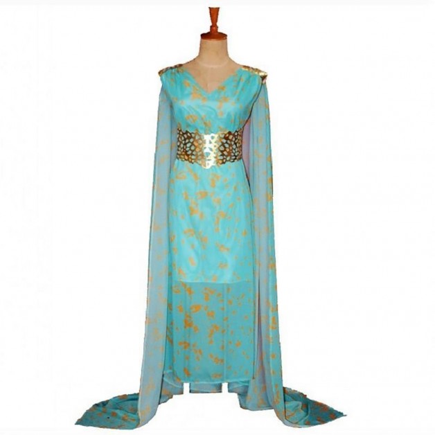 Game Of Thrones Daenerys Targaryen Cosplay Costume 