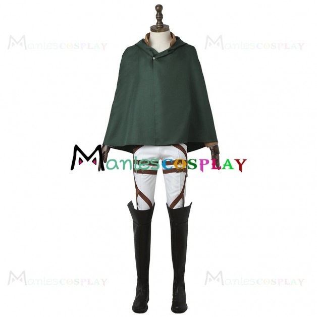 Eren Yeager Uniform For Attack On Titan Shingeki No Kyojin Cosplay With Armor Guard 