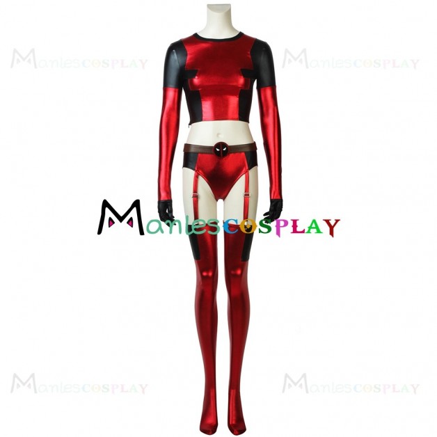 Female Halloween Sexy Costume For Deadpool Cosplay 