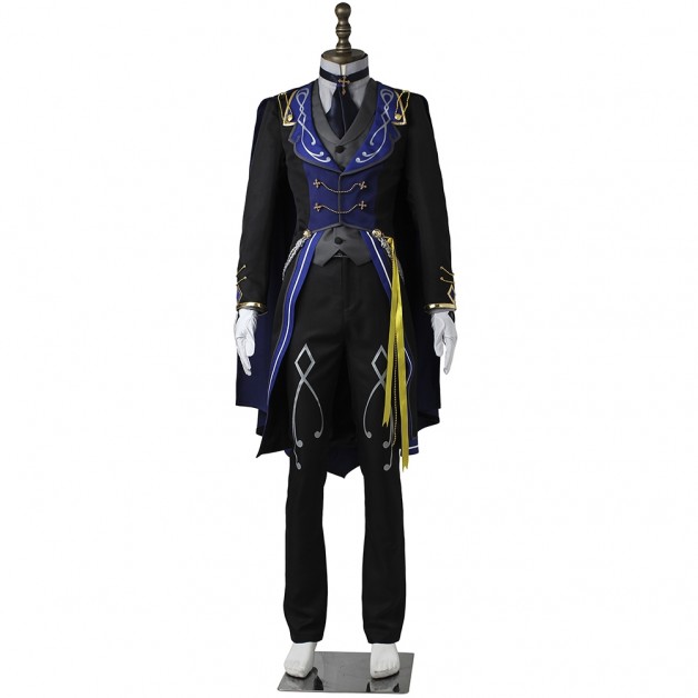 Leo Tsukinaga Costume For Ensemble Stars Reminiscence Monochrome Checkmate Cosplay