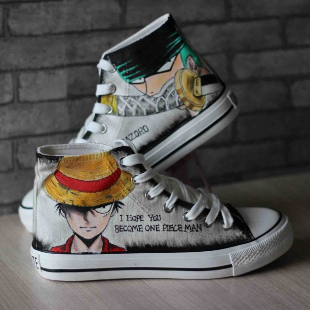 One Piece Luffy Roronoazoro Cosplay Shoes Canvas Shoes