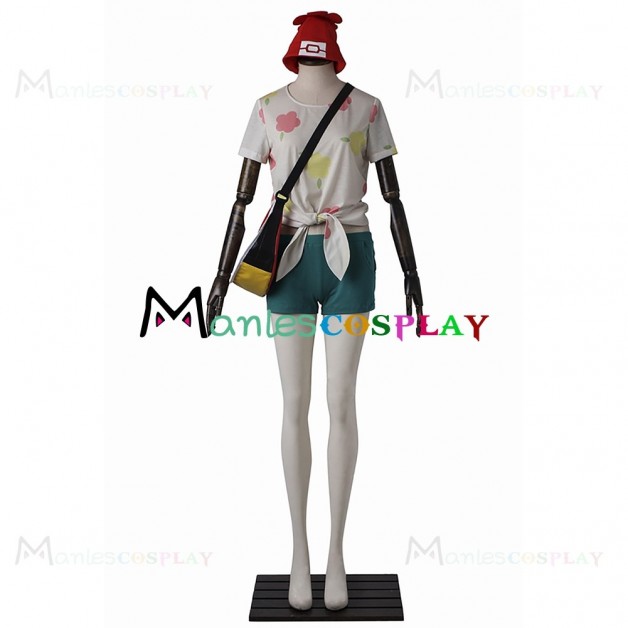 Player Heroine Costume For Pokemon Sun and Moon Cosplay