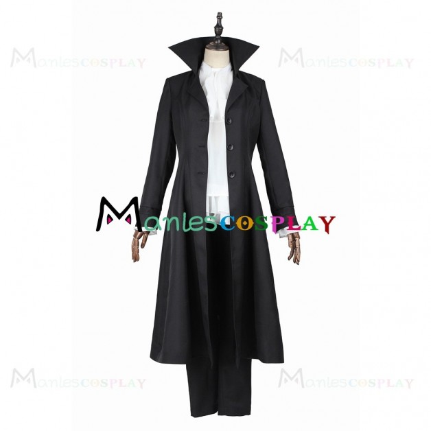 Ryunosuke Akutagawa Costume For Bungo Stray Dogs Cosplay