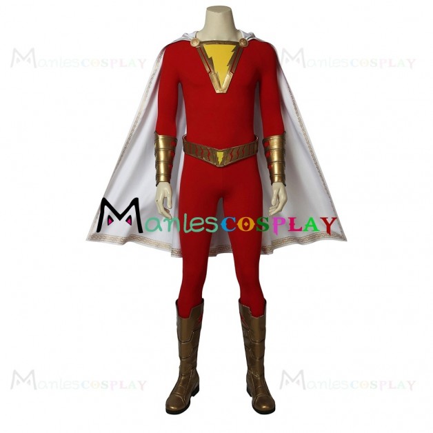 Shazam Costume For Justice League Cosplay