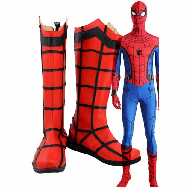 SpiderMan Homecoming Spider Man Boots Cosplay Shoes