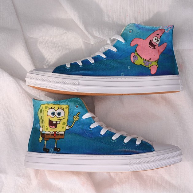 SpongeBob SquarePants Cosplay Shoes Canvas Shoes