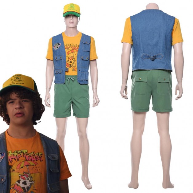 Stranger Things Season 3 Dustin Henderson Cosplay Costume