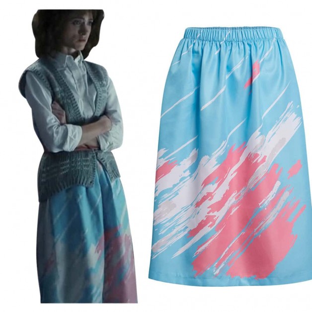 Stranger Things Season 4 Nancy Wheeler Cosplay Costume Skirt 