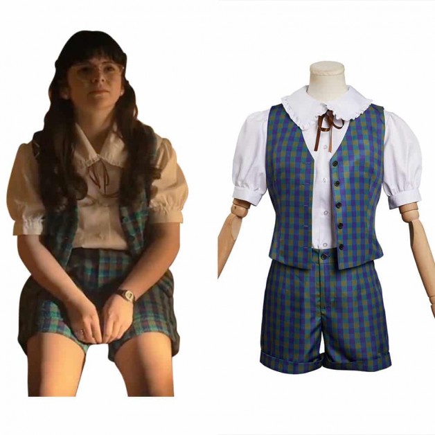 Stranger Things Season 4 Suzie Cosplay Costume Vest Shirt Shorts 