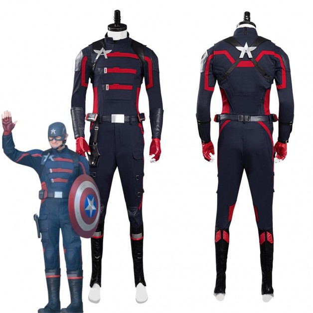 The Falcon And The Winter Soldier John Walker Captain America Cosplay Costume