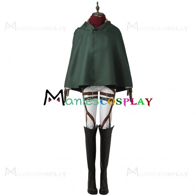 Training Legion Mikasa Ackerman Uniform For Attack On Titan Cosplay With Armor Guard